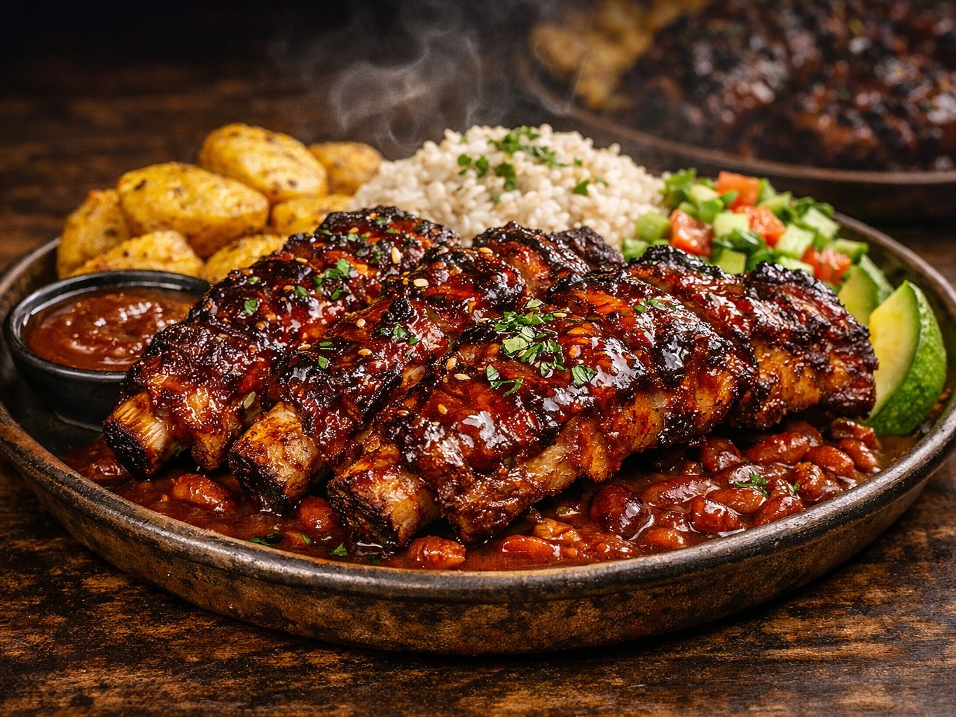 Costillas BBQ